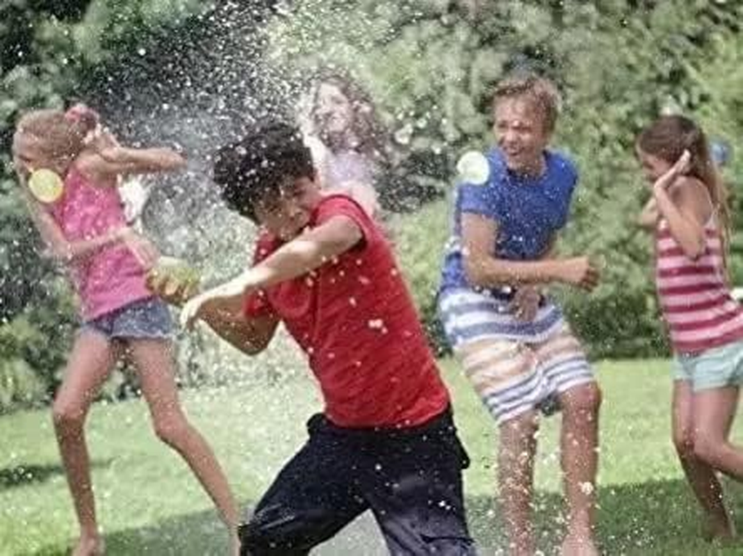 Multicolor Balloons (6 Bunches) 222 Color Balloons, Fast Filling, Automatic Sealing, Water Injection Balloons, Suitable for Outdoor Family Friends, Children'S Summer Camp Parties image number 2