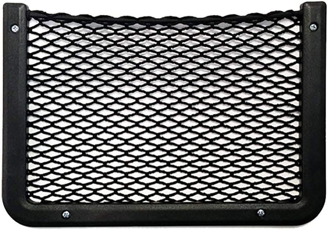 Framed Stretch Mesh Net Pocket for Auto, RV, or Home Organization and Storage (8" X 11") image number 4