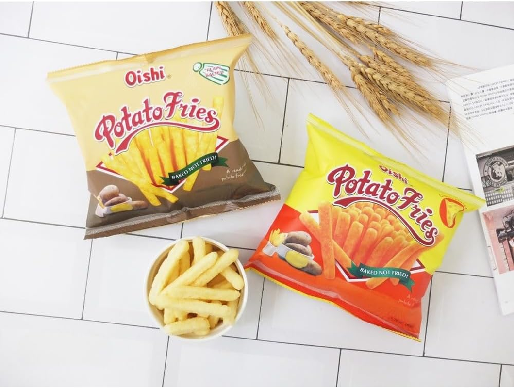 Oishi Potato Fries Plain Salted 50G