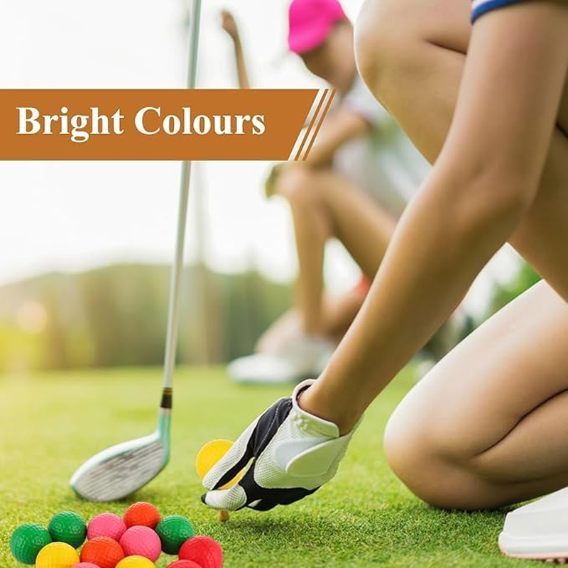 Practice Foam Golf Balls, 12Pcs Foam Sponge Soft Elastic Golf Balls,Sports Foam Practice Golf Balls,Foam Golf Practice Balls,Foam Sponge Soft Elastic Golf Balls,Foam PU Golf Practice Balls,Colorful image number 3