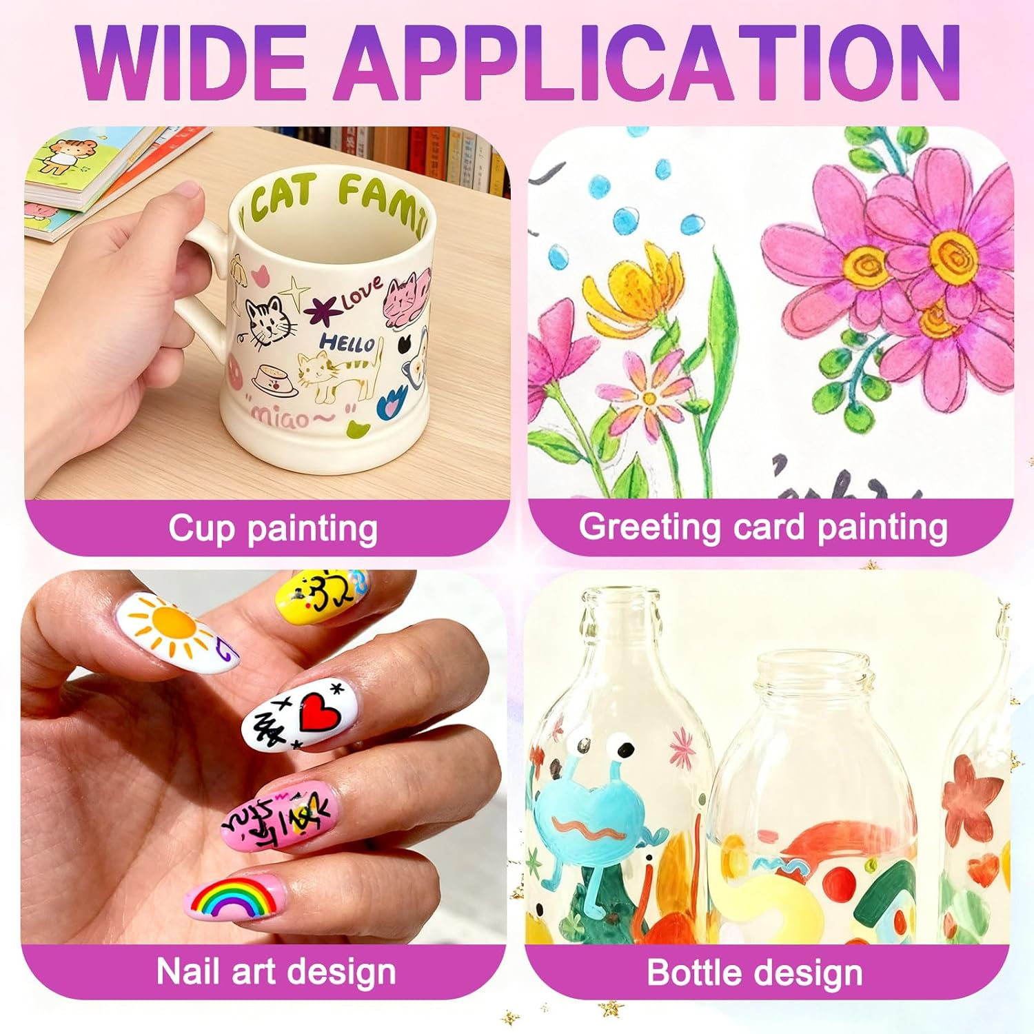 12 Colors Nail Art Pens Set, 2025 New Nail Art Markers for Gel Nails, Nail Point Graffiti Dotting Pen Drawing Painting for DIY Nail Art Beauty Adorn Manicure Tools image number 1