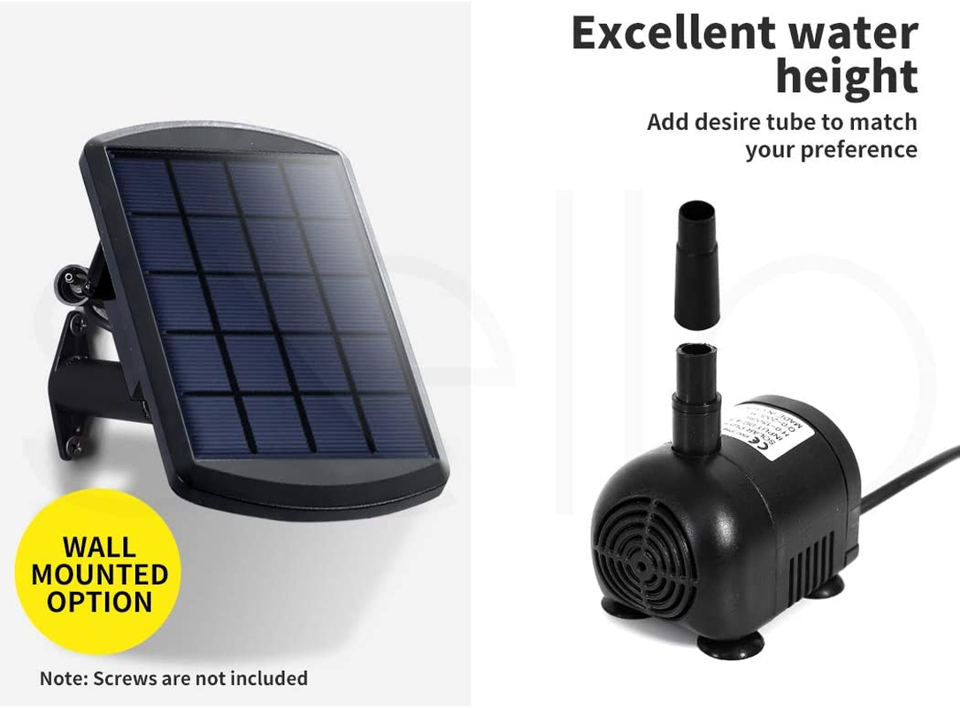 Solar Fountain Water Pump Powered Pumps Solared Power Pond Pool Garden Outdoor Decoration Fountain 1.8W 170L/H image number 5
