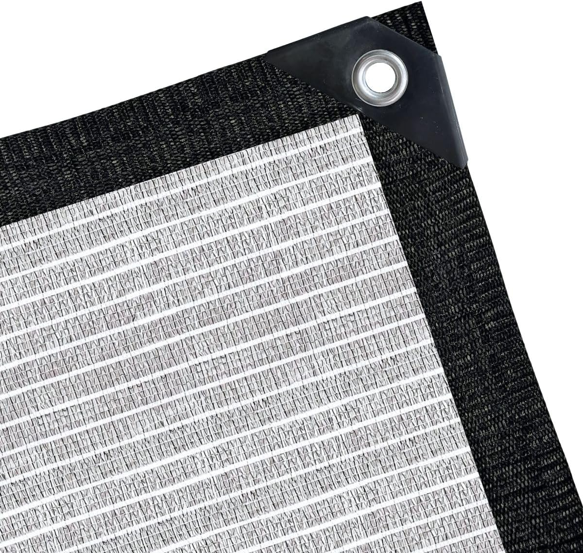 Begrit 75% Reflective Aluminet Sun Shade Cloth Mesh with Grommets Sunshade Garden Cover 3X6M