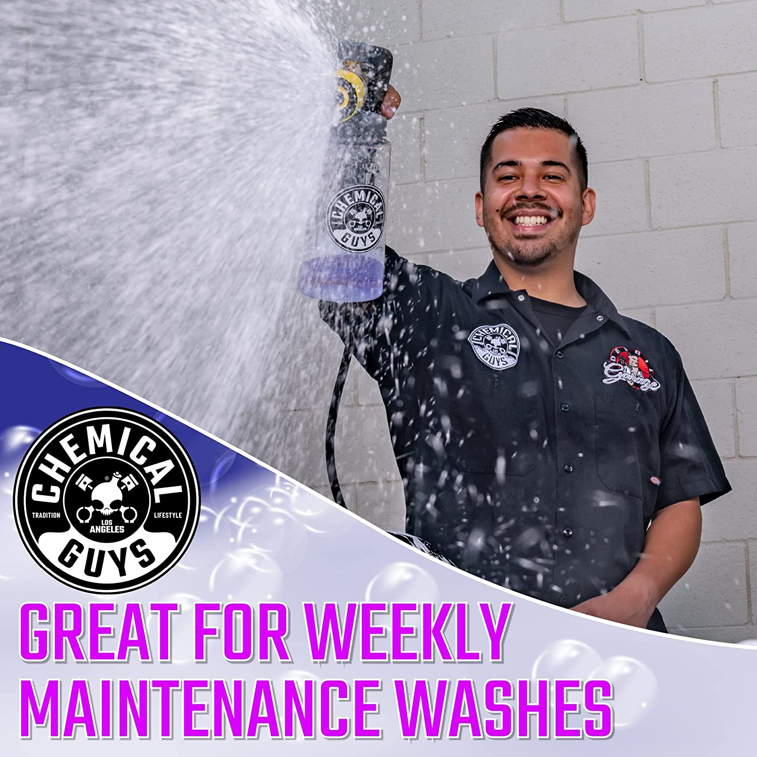 Chemical Guys Extreme Bodywash & Wax Car Wash Soap 473Ml (2 Pack) &ndash; Foaming Grape-Scented Shampoo with Carnauba Wax &ndash; Ph Balanced, Safe for Foam Cannons, Buckets &ndash; for Cars, Motorcycles, Rvs & More image number 3