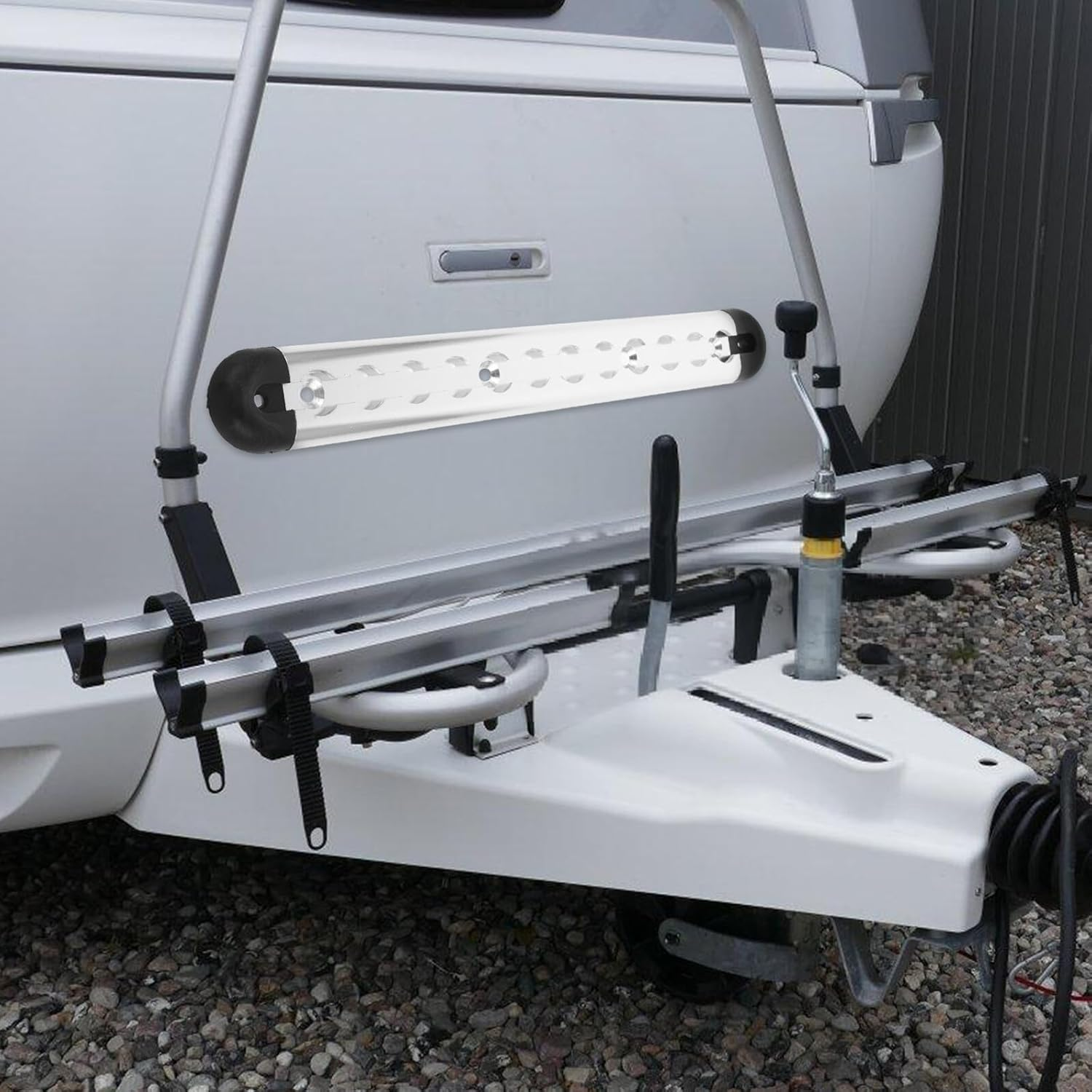 IMIKEYA Airline Style Track Tie down Adjustable Cargo Securing Rail for Rv Trailer Truck Bed Van Utility with Active Hook for Stable Luggage Fastening image number 1