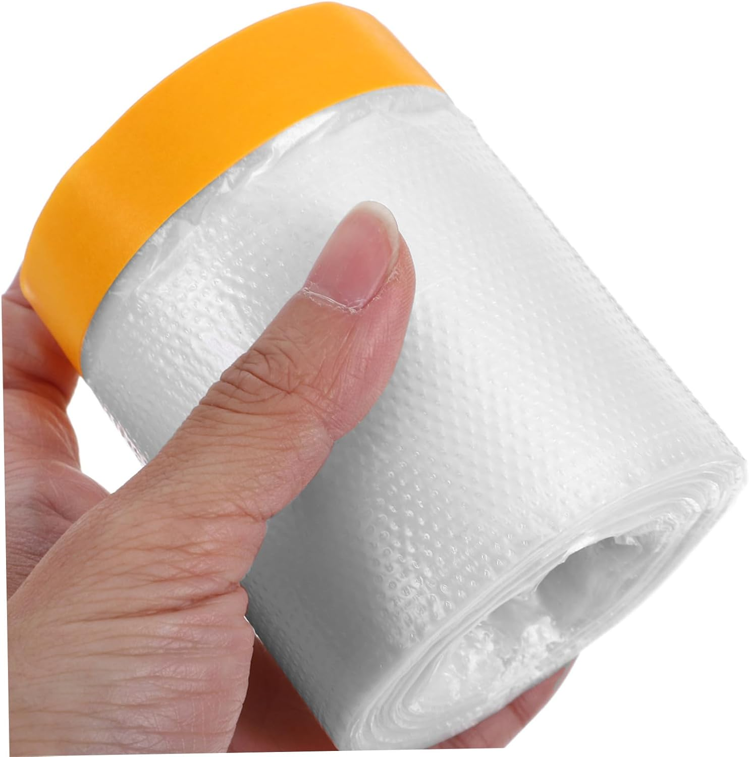 HOMSFOU 3 Rolls Dust Protective Film Adhesive Masking Paint Film Plastic Sheeting for Car Painting for Auto Body image number 4