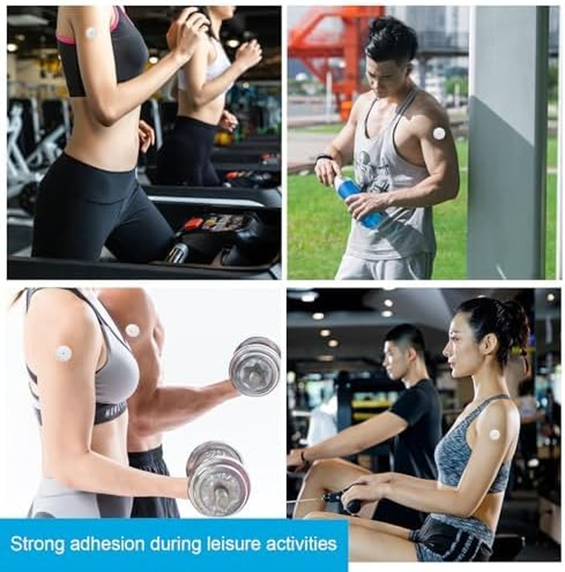 20Pack Freestyle Libre Sensor Covers Latex-Free Hypoallergenic Waterproof Adhesive Patches for Libre 2 Precut CGM Tape with No Glun on the Center Waterproof and Strong Stick for Long Stay-Gtagkommen image number 1