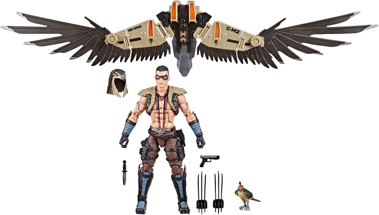 G.I. Joe Classified Series #139, CHIP Raptor Talon & General Ledger, Collectible 6 Inch Action Figure & Pet with 7 Accessories; Articulated Wings image number 6