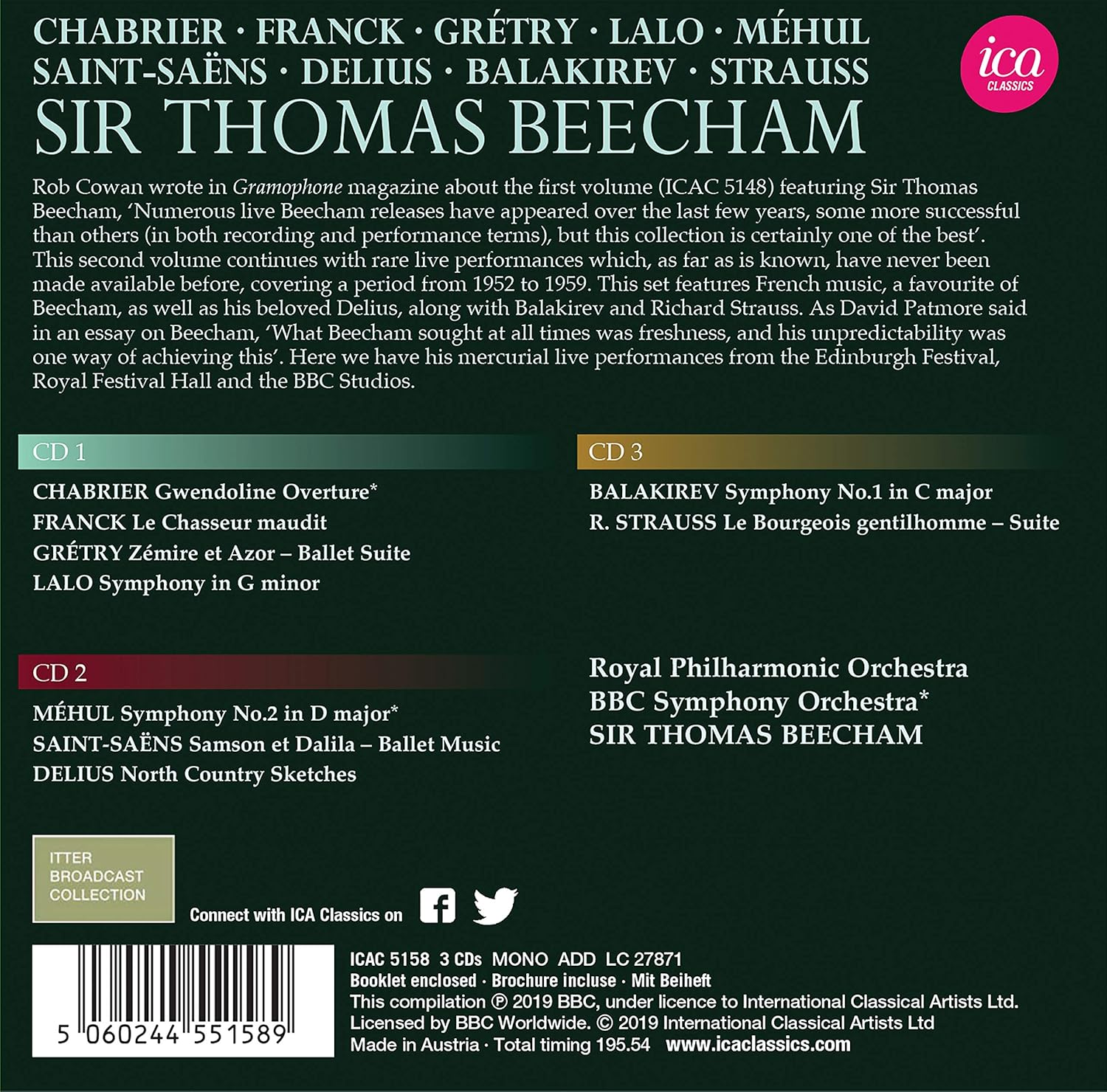 Sir Thomas Beecham, Vol. 2 image number 2