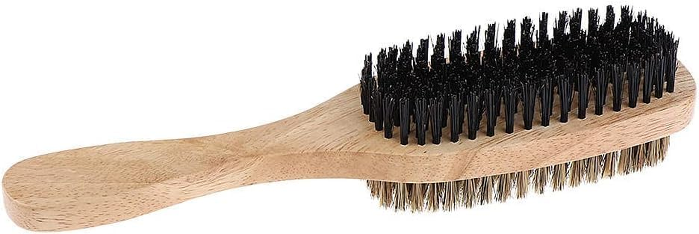 Mens Boar Bristle Hair Brush - Natural Wooden Wave Brush for Male - Styling Beard Hairbrush for Fine,Thin,Short,Long,Thick,Curly,Wavy Hair and More - as Described, A image number 6