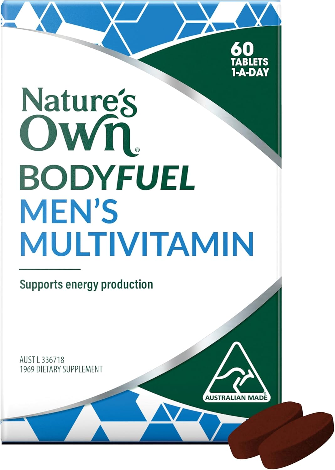 Nature'S Own Bodyfuel Men'S Multivitamin Tablets 60 - Supports Energy Production, Healthy Immune System Function & Male Reproductive System Health image number 3