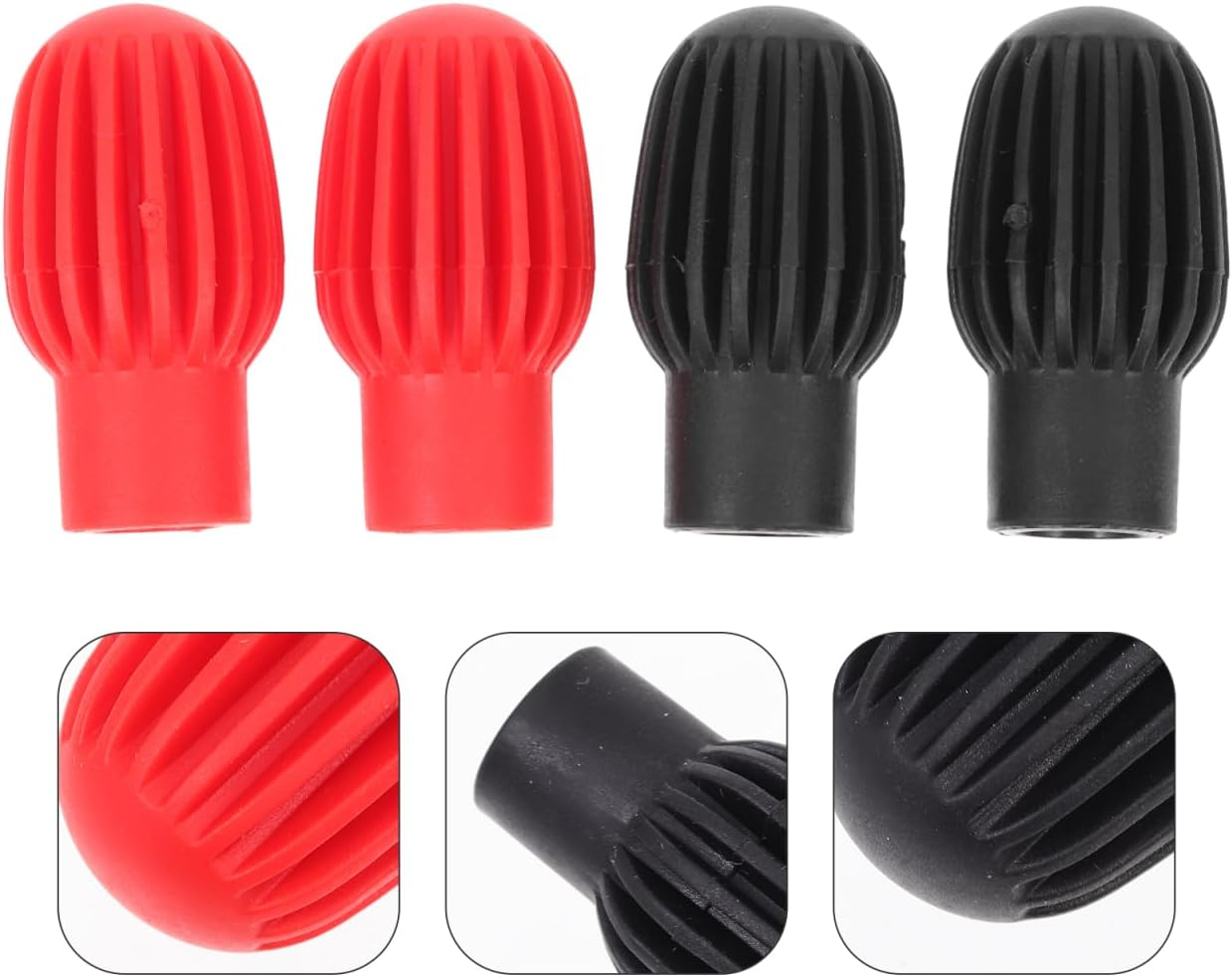Drum Mute Set - Silicone Drum Dampeners for Quiet Practice - Assorted Colors - Easy to Install Drumstick Protectors for Home and Performance - Assorted Color image number 7