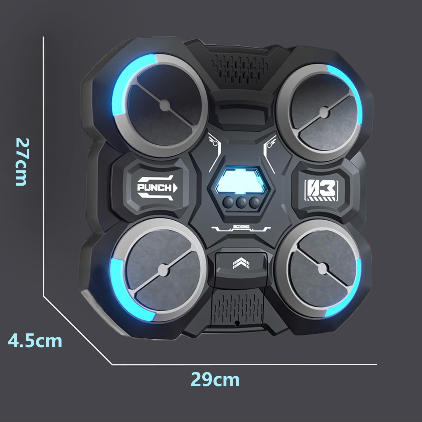 MMA Open Palm Gloves Mitts for Music Boxing Mahine with Adjustable Wrist Band for Grappling Sparring Training Kickboxing Martial Arts Muay Thai Punching Bag Boxing Cage Fighting Men and Women image number 2