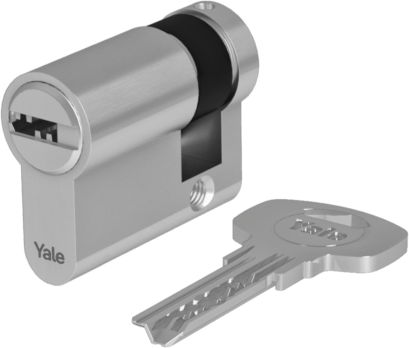 Yale 30X30 DB NI Removable Lock Cylinder 30 X 30 Mm, 6 Pins &ndash; External, Interior, Entrance Door &ndash; YC1000+ &ndash; 4 Reversible Keys, Nickel-Plated image number 6