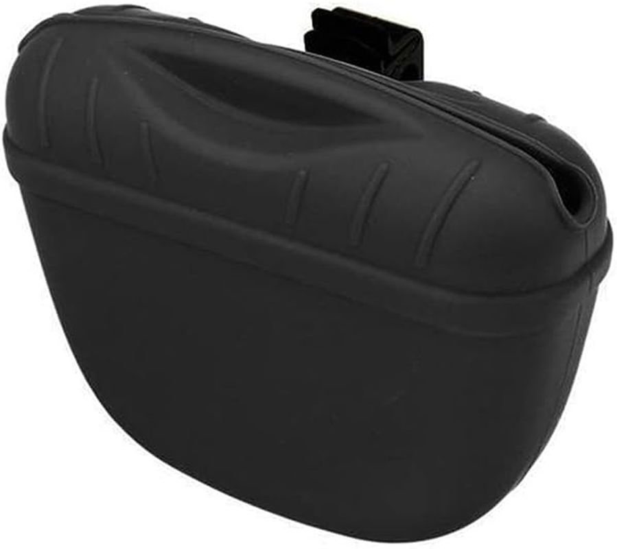 Tophomer Silicone Dog Treat Pouch, Gray/Black/Blue/Red/Green Treat Bag Training Pet Puppy Bag Portable Training Pouch with Clip for Belt for Dog Walks