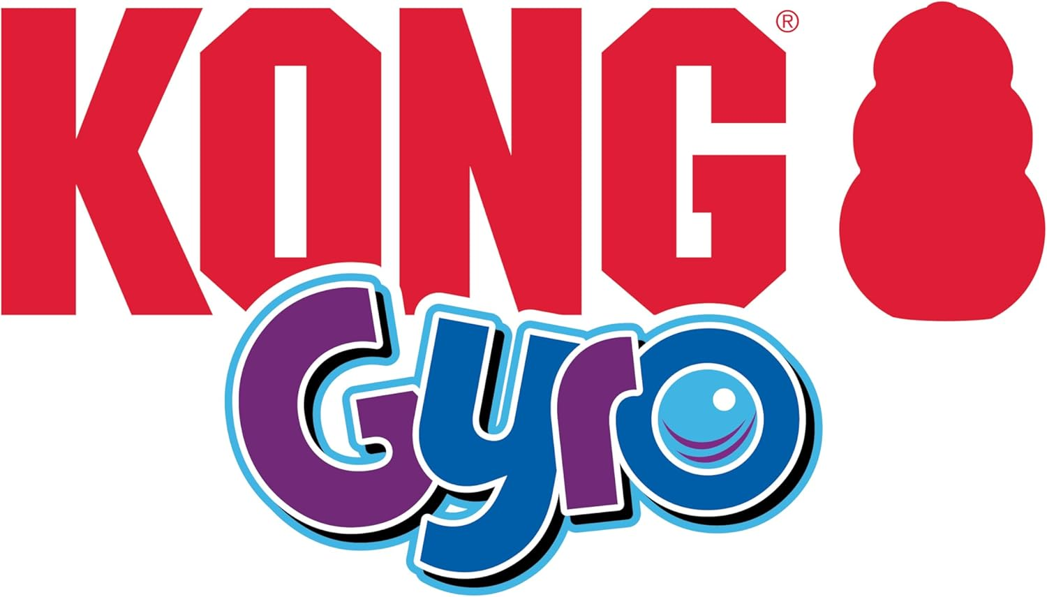 Kong Gyro Dog Toy, Small, Red/Blue image number 1