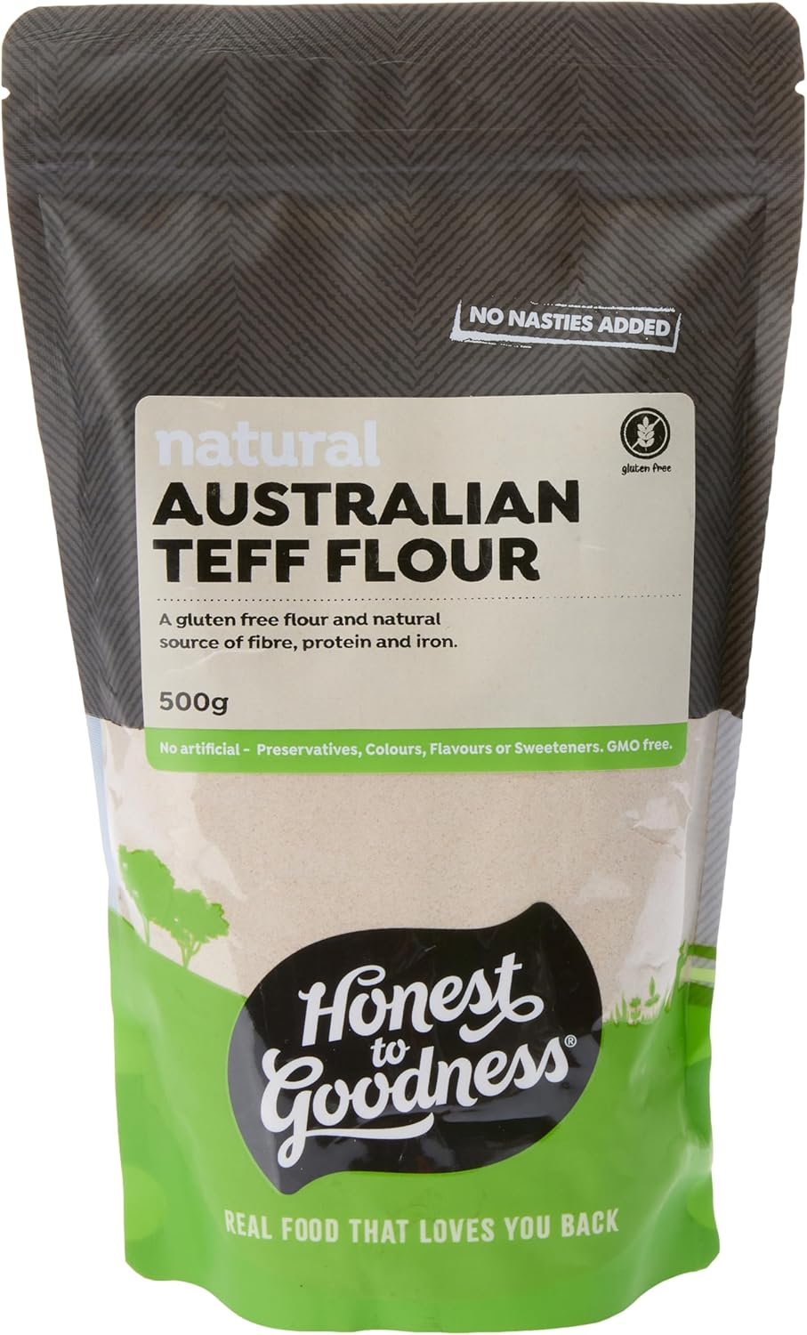 Honest to Goodness, Australian Teff Flour, 500Grams - a Nutritious and Sustainable Gluten-Free Flour. Made from Ivory Teff Grain. Australian Grown 100%. image number 2