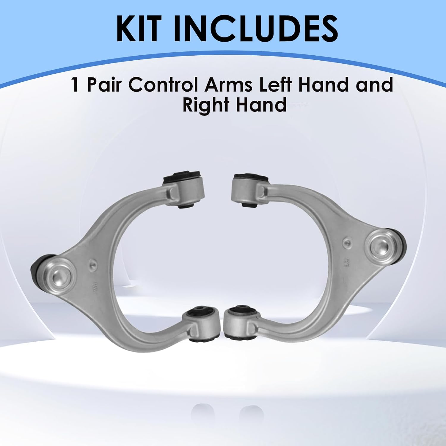 2 X Front Upper Control Arm with Ball Joint & Bushing Compatible with Ford Falcon FG FGX XT XR6 XR8 G6E 2008 2009 2010 2011 2012 2013 2014 2015 2016 Drive and Passenger Side Suspension Kit image number 6