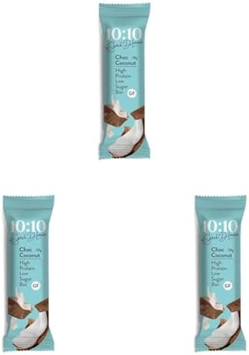 10:10 by Sarah Di Lorenzo Protein Snack Bar - Choc Coconut 38G image number 1