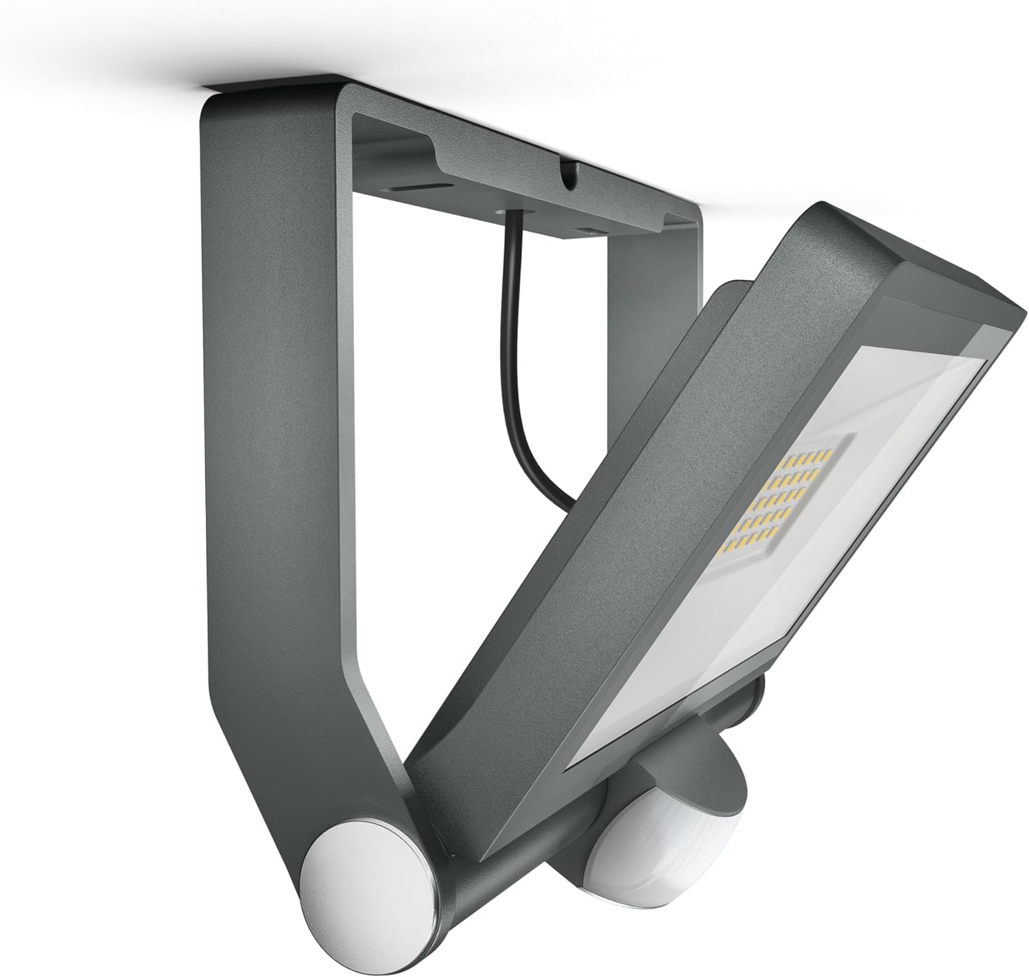 Steinel LED Outdoor Floodlight XLED ONE XL S Anthracite, 180&deg; Motion Detector, 42.6 W, 4200 Lm, Warm White, Aluminium image number 5