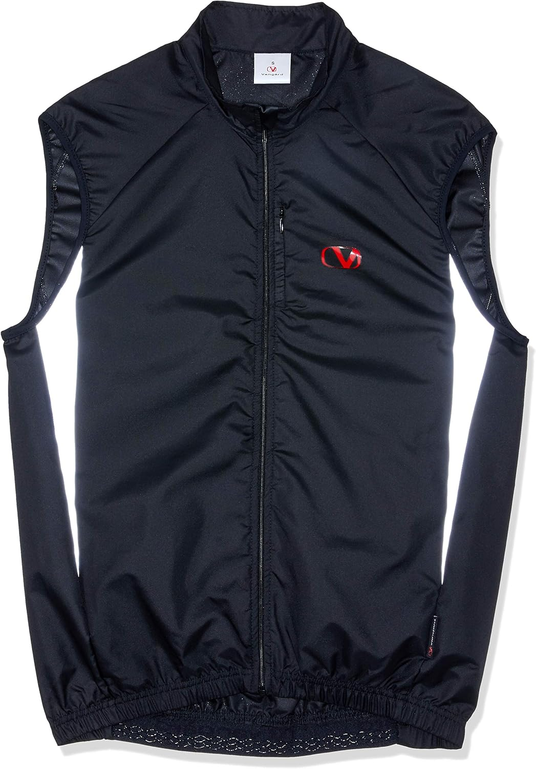 Vangard Microfiber Vest Cycling Microfiber Vest, Black, Small