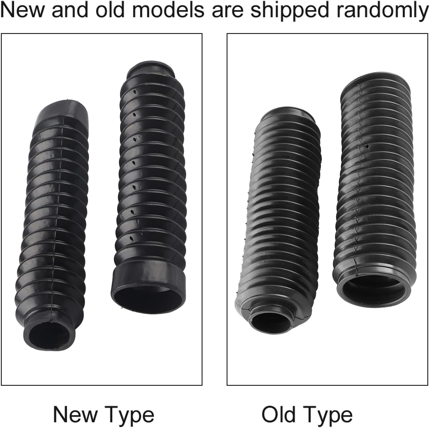 Fork Cover Rubber Fork Boots Black Motorcycle Boots Motorcycle Cover Shock Rubber Sleeve Motorbike Chassis for Bike ATV image number 1