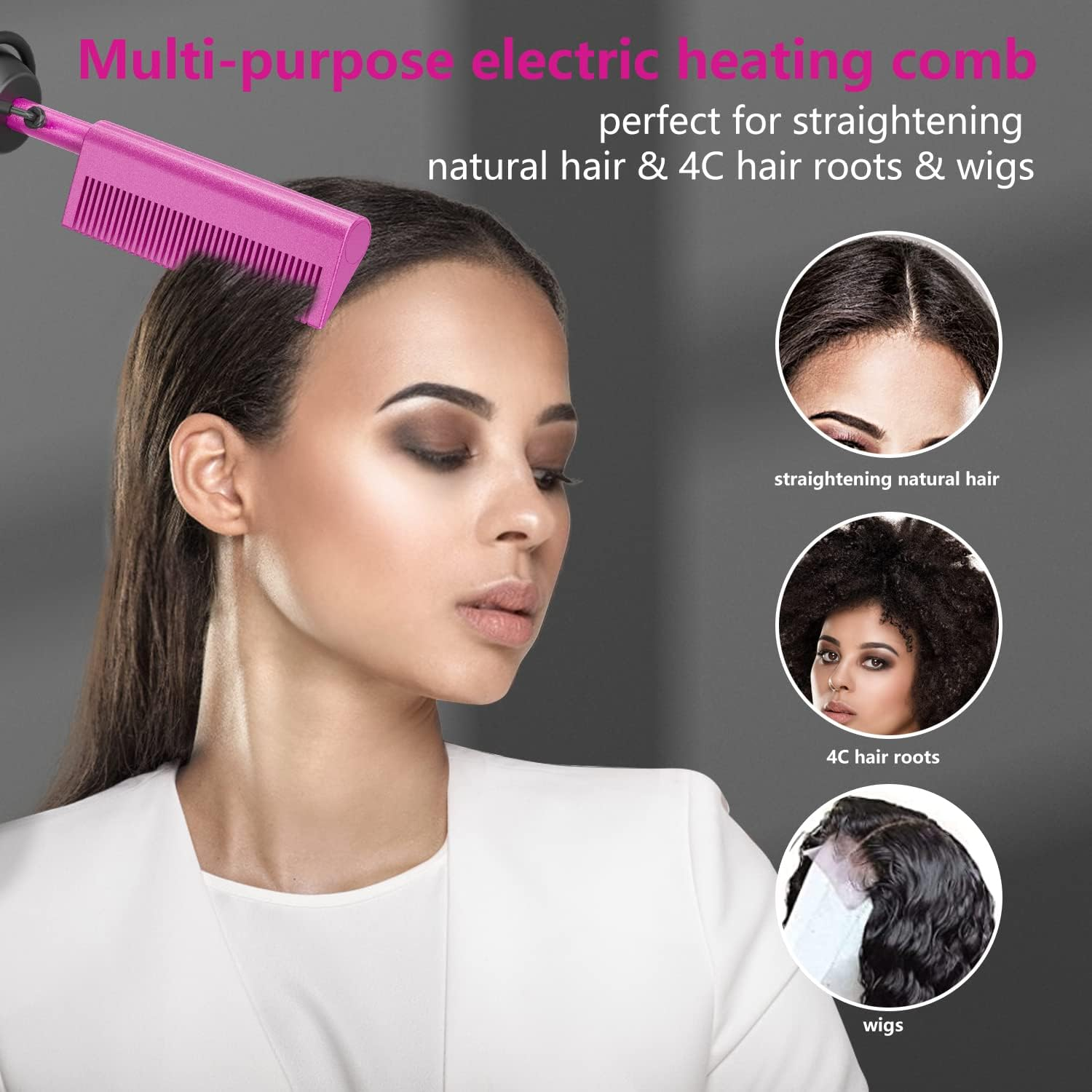 DAN Technology Hot Comb Rose Red image number 3