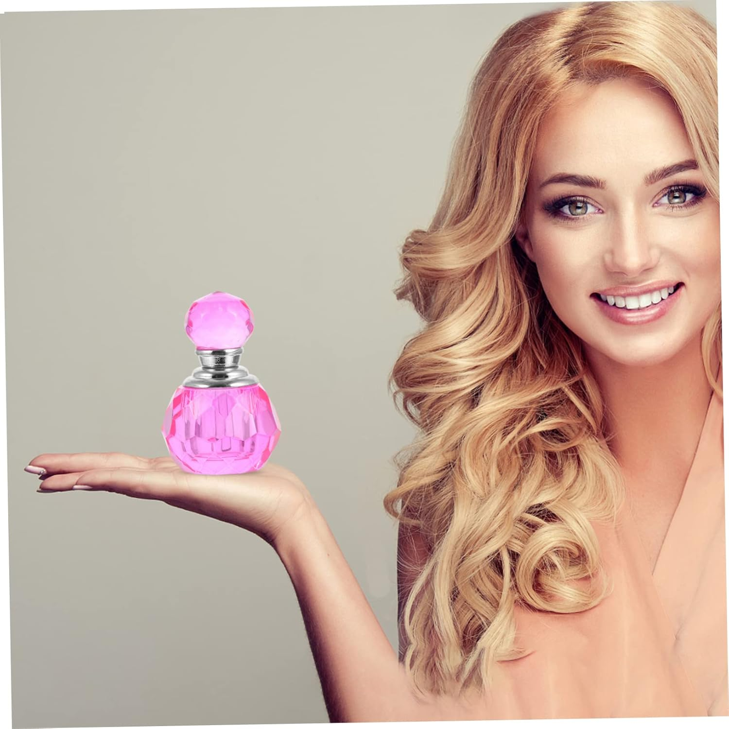 Artificial Crystal Perfume Bottles Decorative Bottles for Pantry Organization image number 4