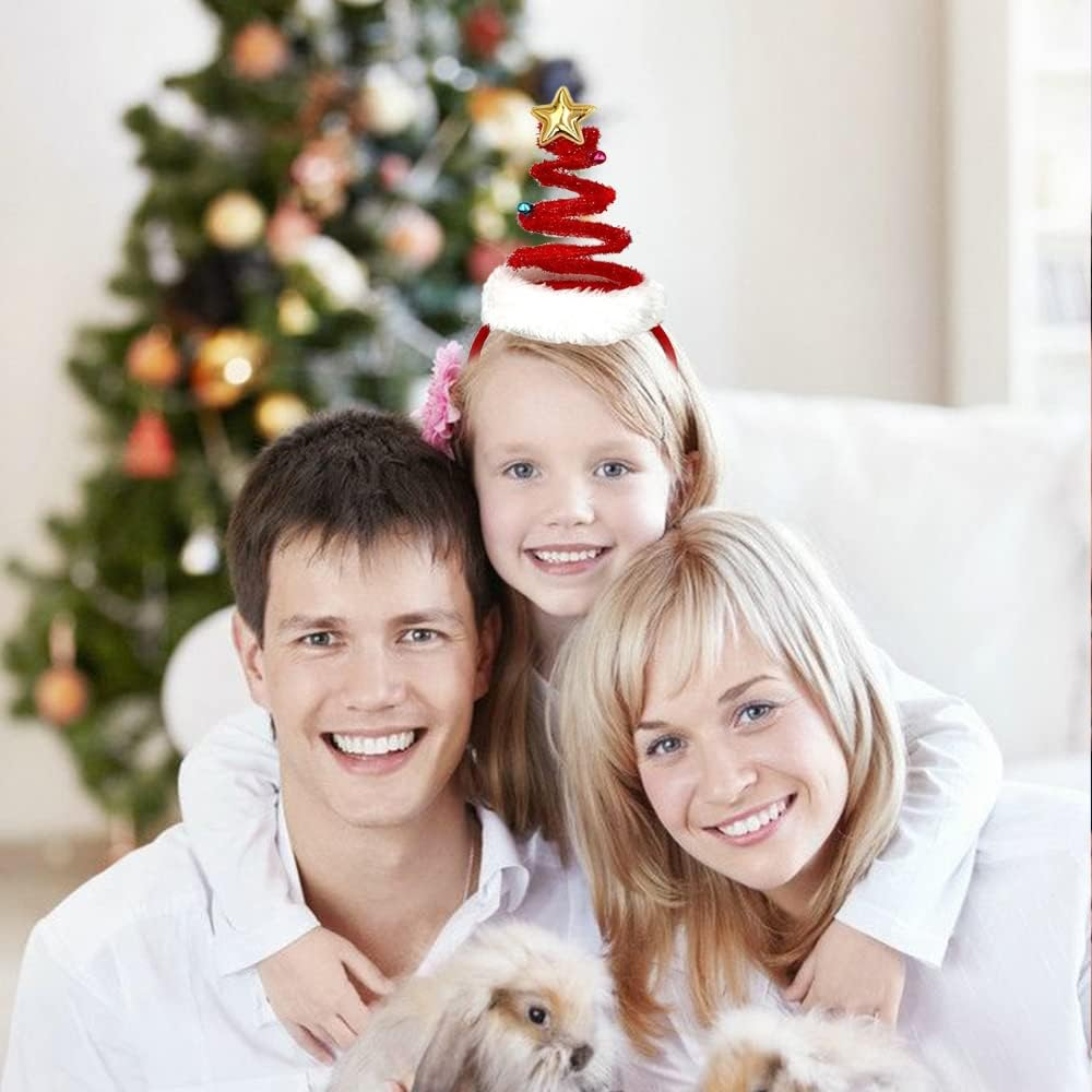 Christmas Headband Hair Band Elk Antlers Headbands Christmas Hat Hair Accessories Women Festivals Party Gift Hair Decorations image number 4