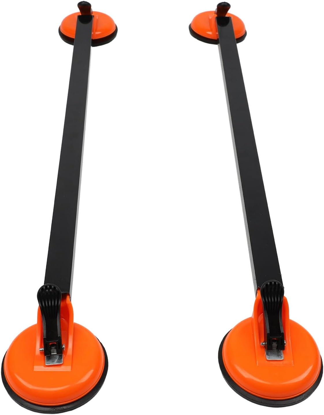 Car Roof Rack Cross Bars, 2Pcs 36.22 Inch Square Steel Tube Suction Mount Rooftop Cargo Luggage Carrier Bars, Universal Multifunctional Car Luggage Rack for Suvs, Sedans And image number 5