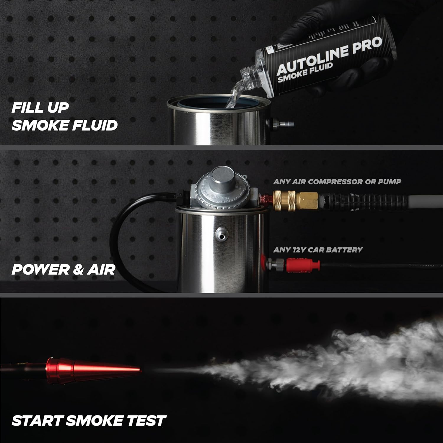 Autoline Pro Automotive Smoke Machine Leak Detector EVAP Vacuum Diagnostics Tester | Economy Series image number 5