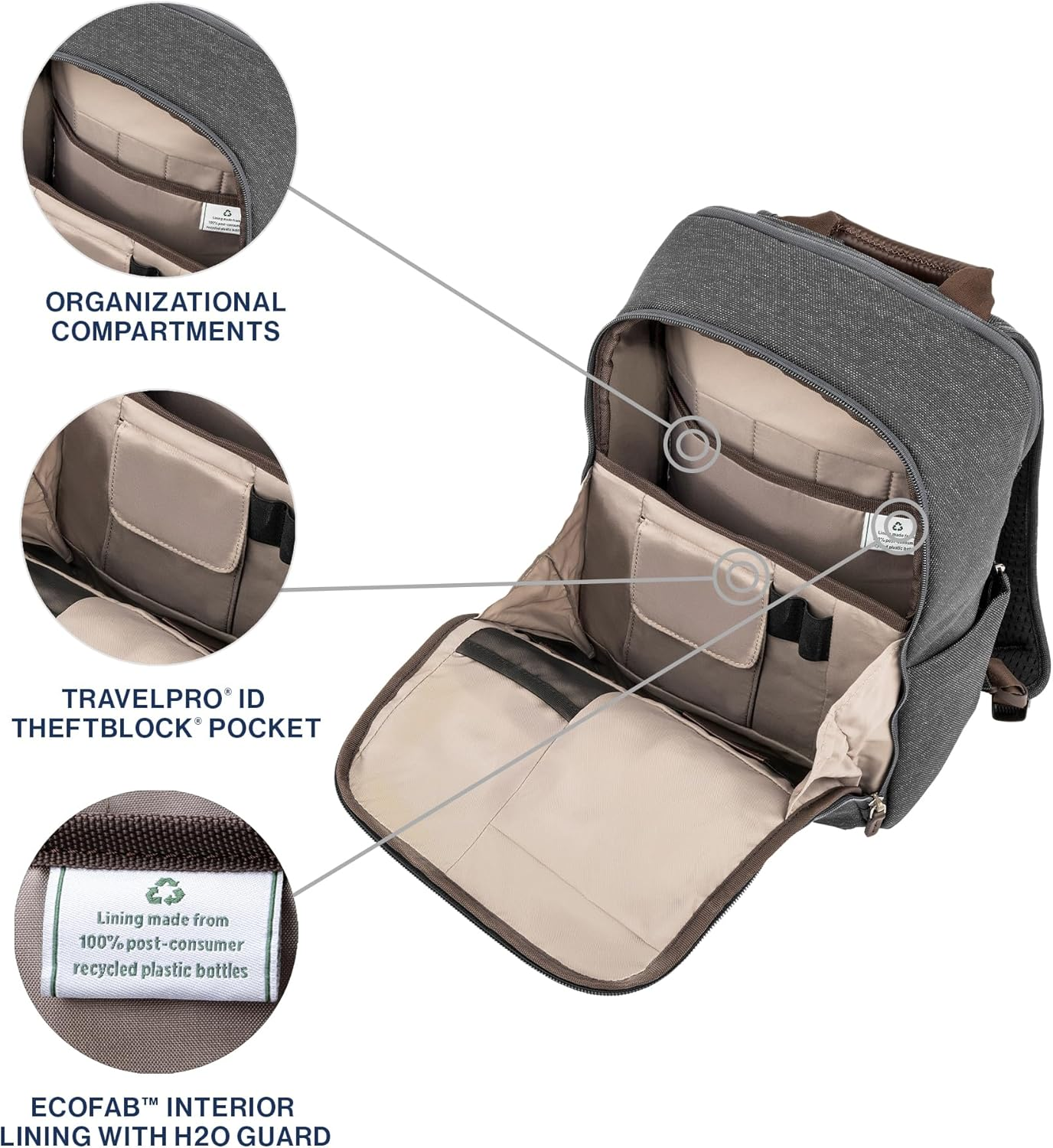 Travelpro Platinum Elite Business Travel Laptop Backpack image number 1