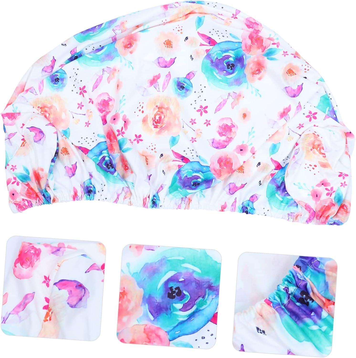 Floral Baby Changing Mat Cover for Newborns, Dismountable Cotton Changing Pad Sheet, Breathable Cradle Mattress Protector for Infant Care and Travel image number 5