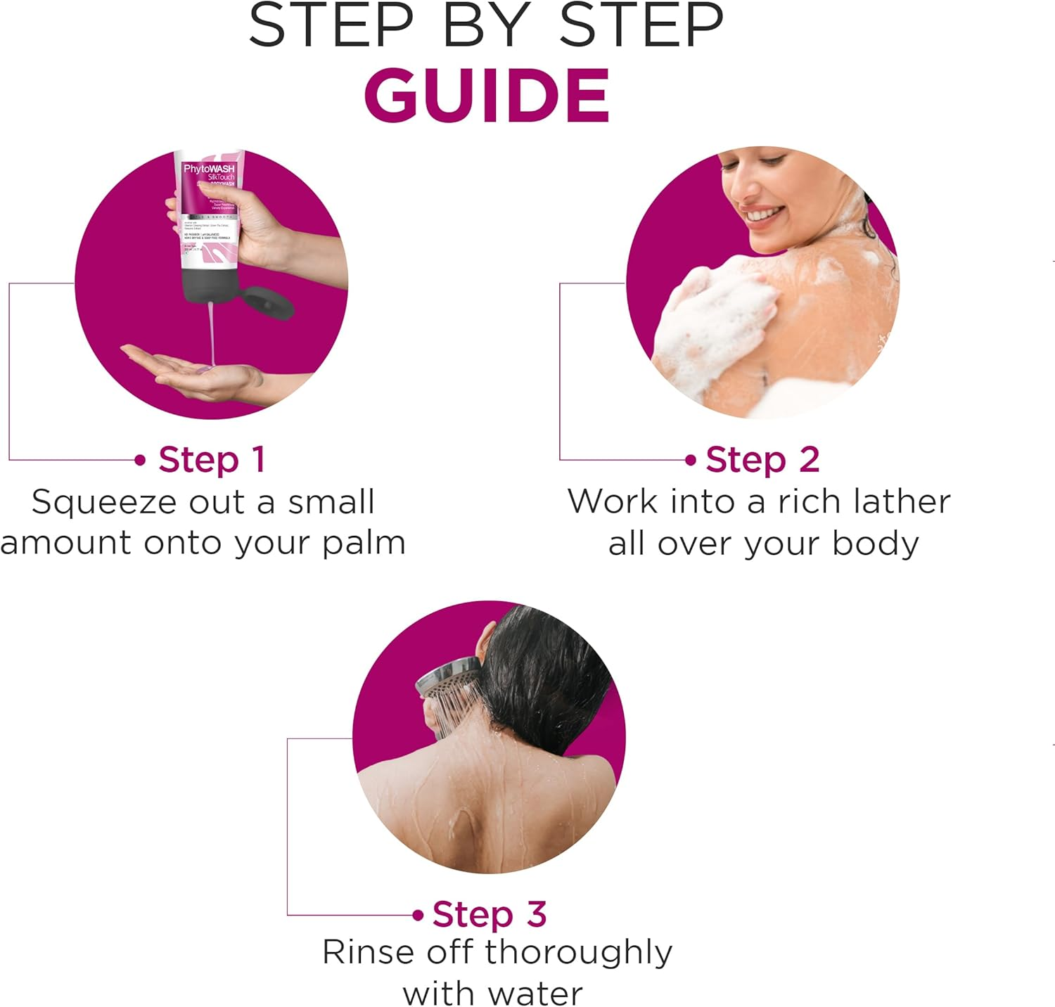 Oshea Herbals Phytowash Silk Touch Luxury Bodywash I Soft & Luscious I Super Nourishing I Enriched with Siberian Ginseng Green Tea & Aloevera Extract I 200Ml image number 2