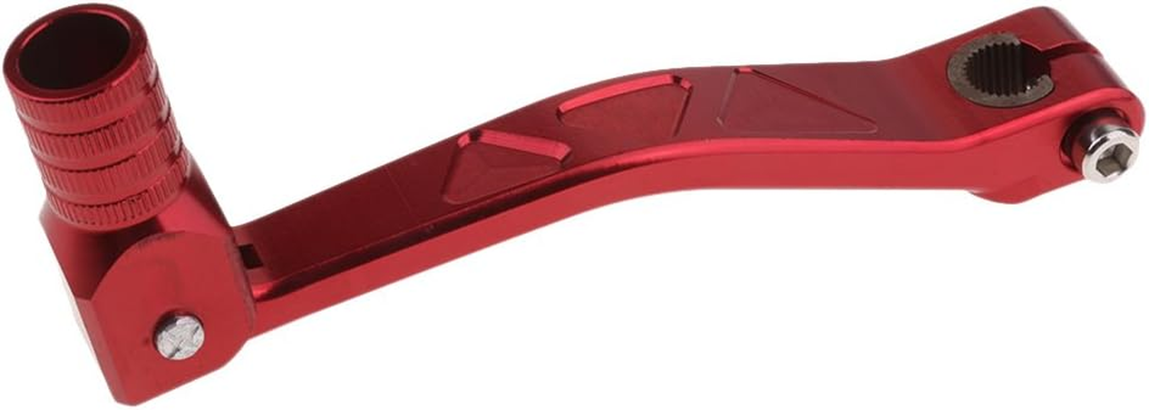 Gear Lever, Universal Motorcycle Folding Er Handle for TTR50 50Cc 70Cc 90Cc 110Cc 125Cc Quad Dirt Bike ATV Buggy, Red image number 1