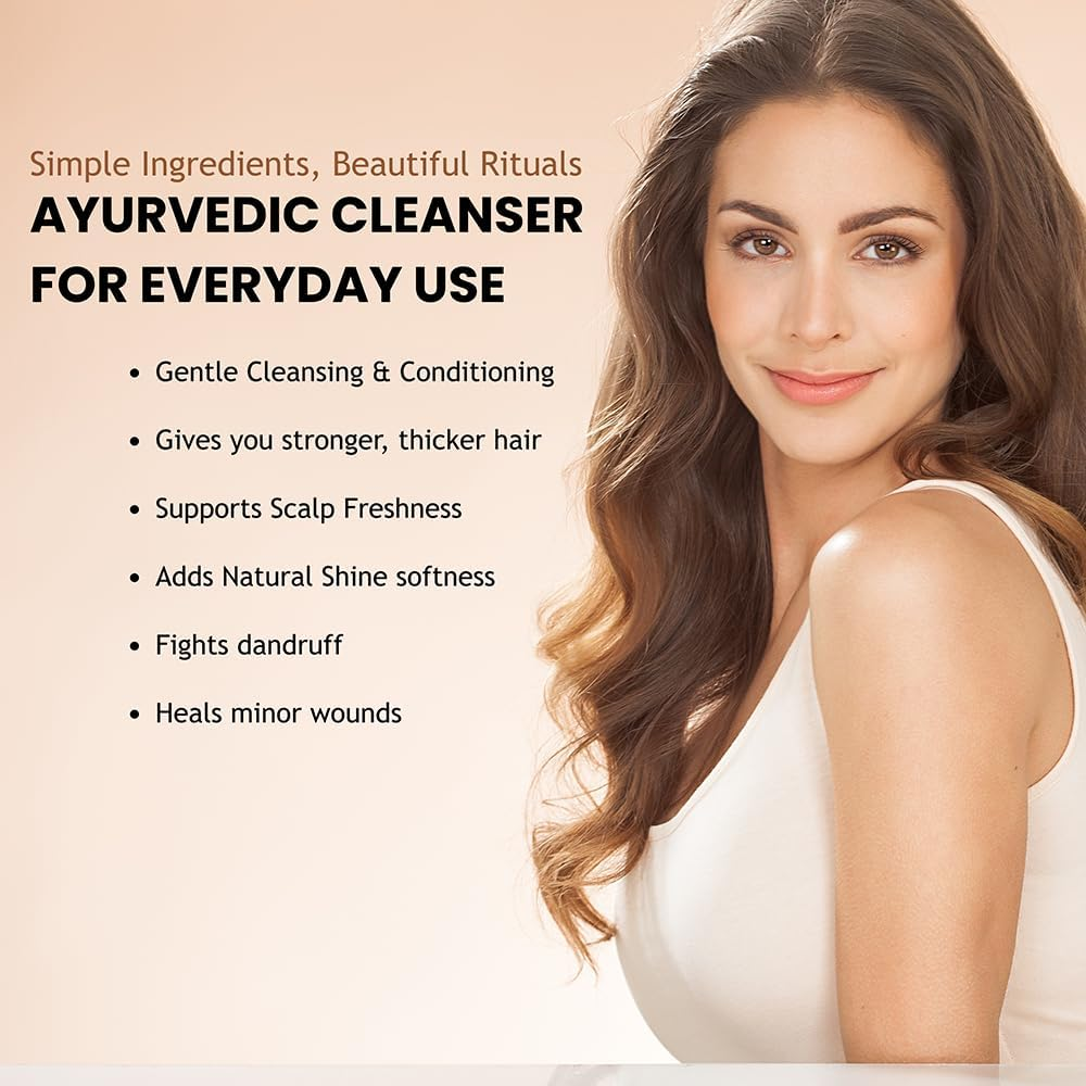 Shikakai (Acacia Concinna) Powder | Natural Hair Cleanser & Conditioner | for Men & Women | Suitable for All Hair Types by Hebhac Herbals image number 6