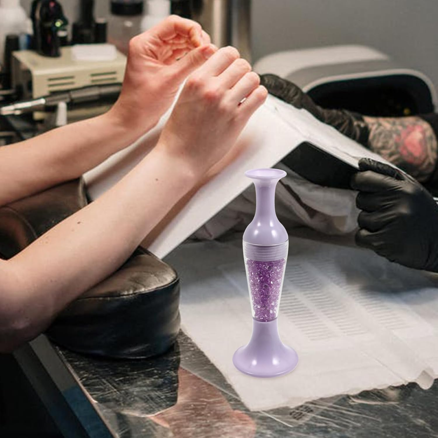 NUOBESTY 3Pcs Vase Shape Drill Pen Flower Pot Shaped Standable Ergonomic Nail Point Pen Diamond Picture Tools Diamond Art Accessories image number 1