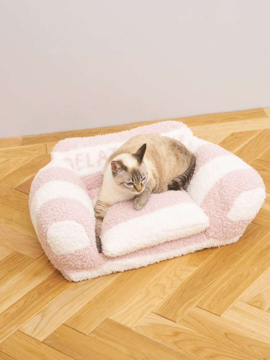 Gelato Pique Cat & Dog PAGG259107 Gelato Sofa Bed M, Pink (PNK), F image number 3