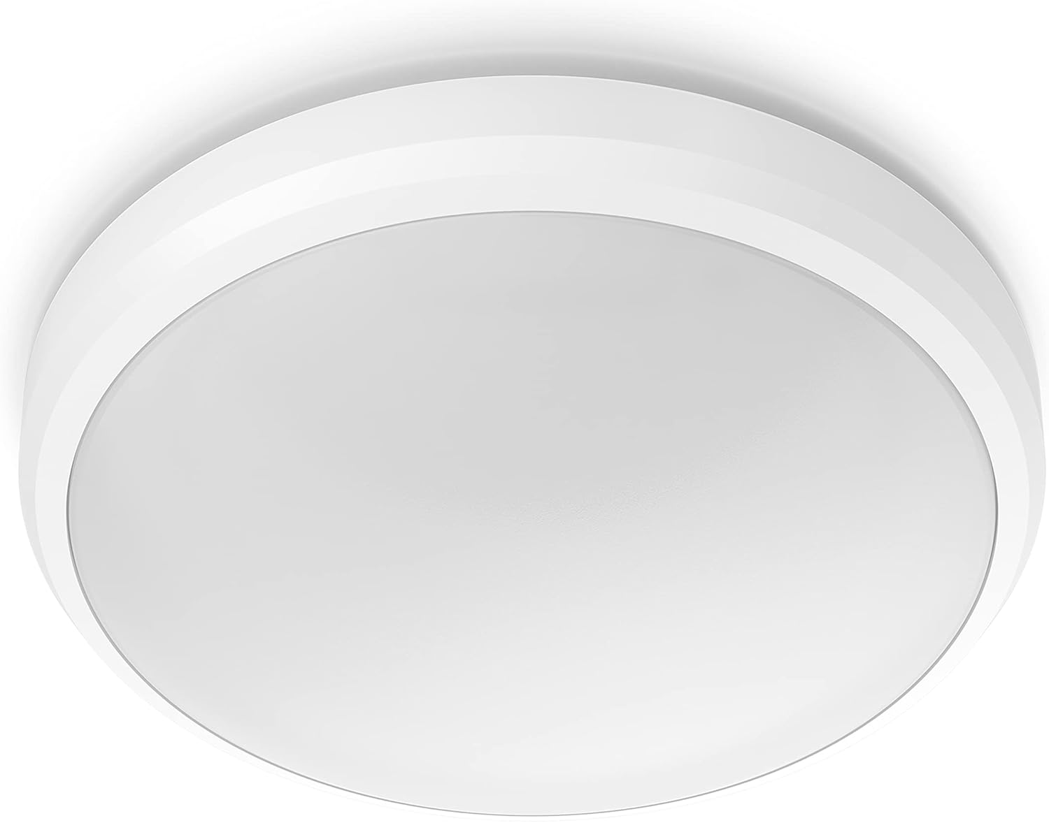 Philips LED Superslim Outdoor Ceiling Light 15W [Warm White - Black] Water Resistant IP54, for Garden, Patio and Terrace Lighting.