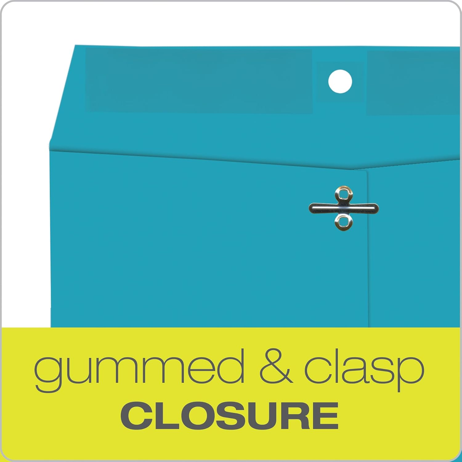 Quality Park Clasp Envelopes, 9 X 12 Inches, Blue, Pack of 10 (38737)