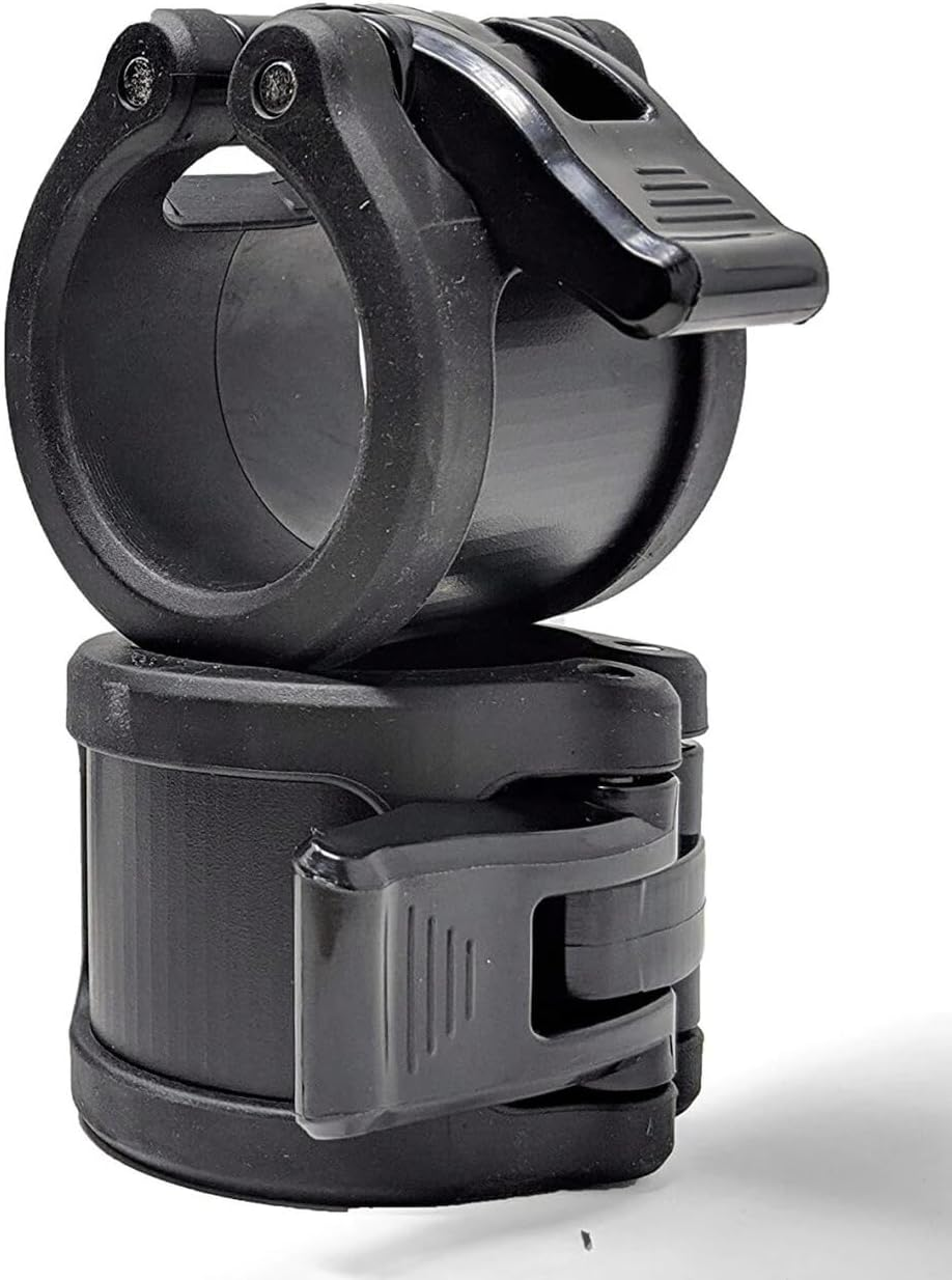 Clout Fitness Barbell Clamps Collars for 2 Inch Olympic Size Barbell