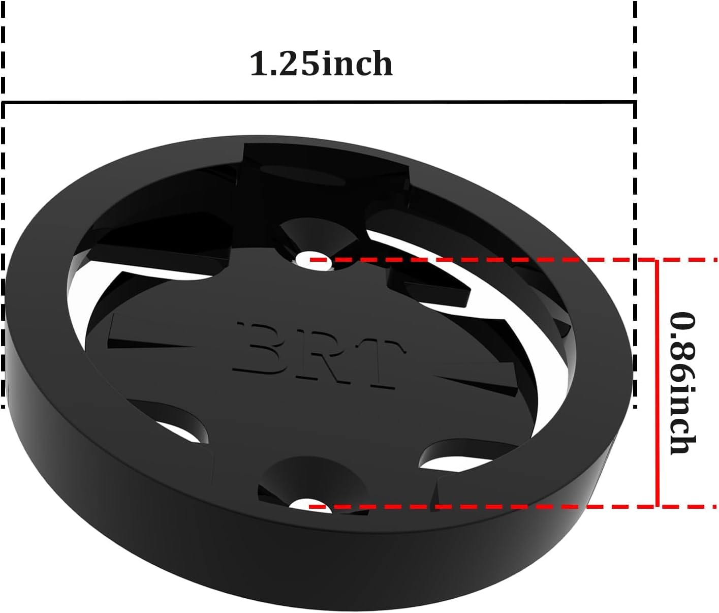 Bike Mount for Bryton - [4-Pack] Mount Adapter Insert Compatible with Bryton Out Front Cycling Computer Mounts, Bicycle GPS Computer Mounts Replacement Base,Cycling Combo Mount Road MTB Accessories - Bike Mount For Wahoo image number 2