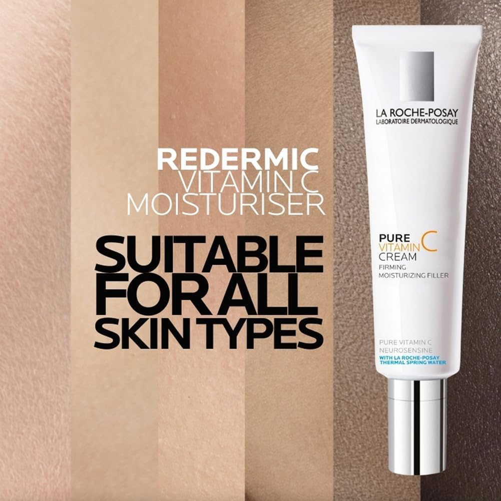 La Roche-Posay Redermic Vitamin C10 Anti-Ageing Face Moisturiser Cream 40Ml image number 5