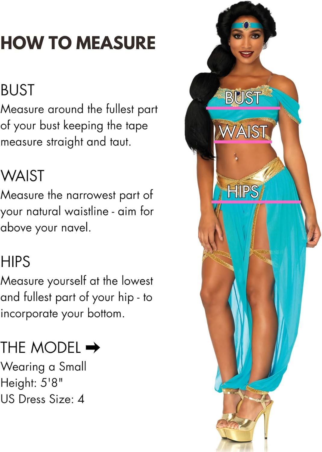 Leg Avenue Women'S Oasis Arabian Princess Costume image number 2