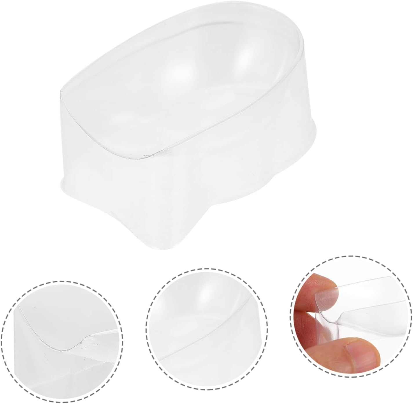 Healeved 30Pcs Dip Powder Tray Nail Powder Container Portable Storage Box for Manicure Nail Art Tool image number 2