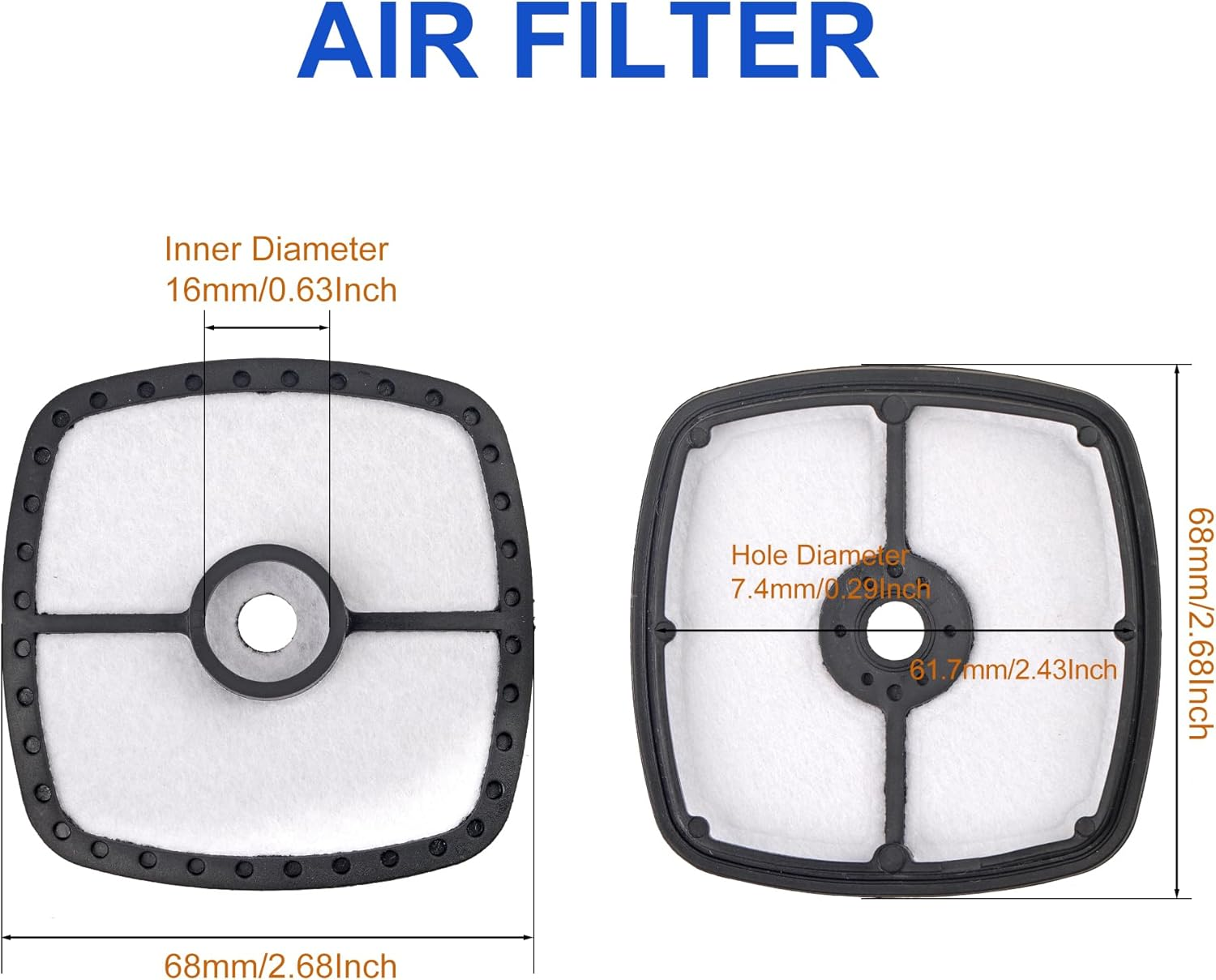 SRM 225 Tune up Kit, Replacement Parts Fit for Echo Weed Eater, Leaf Blower, String Trimmer SRM-210, SRM-230, PAS-225, PB-250LN, Includes Air Filter, Fuel Line, Spark Plug, Primer Bulb, Fuel Filter