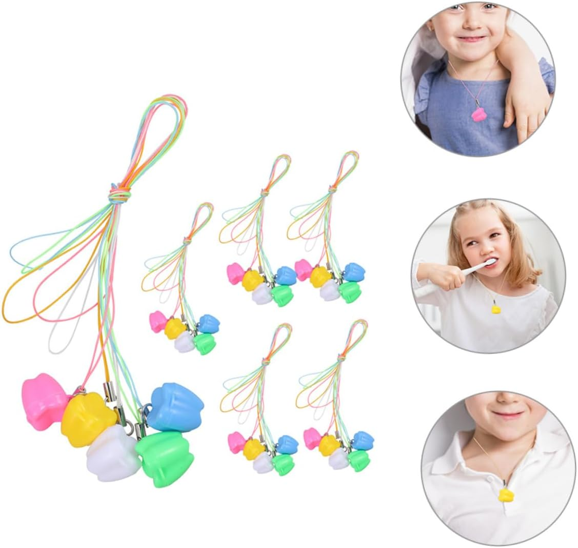 30Pcs Tooth Keepsake Box Tooth Storage Case for Boys and Girls for Classrooms and Parties Safe and Fun Design for Precious Memories image number 2