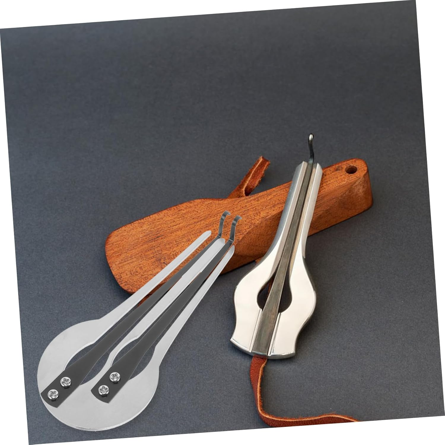 Levemolo National Spring Harmonica Harp Easy Learning Portable Russian Jaw Harp image number 4