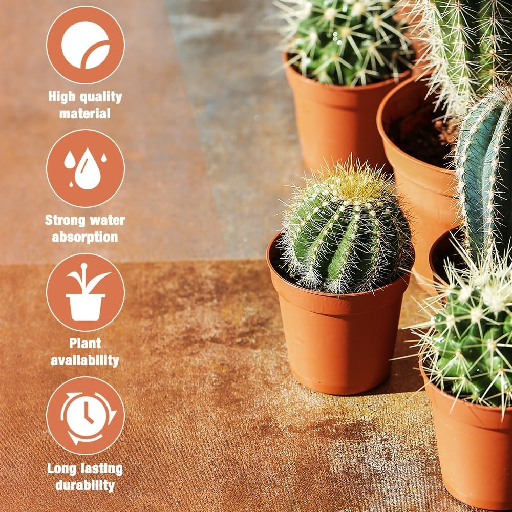 HIULLEN 24Pcs Terracotta Plant Pots, 4.8Cm Small Ceramic Plant Pots, Mini Flower Pots, Multi Purpose Mini Terracotta Pots for Plants, Flowers, Candle Making, and Painted Art image number 2