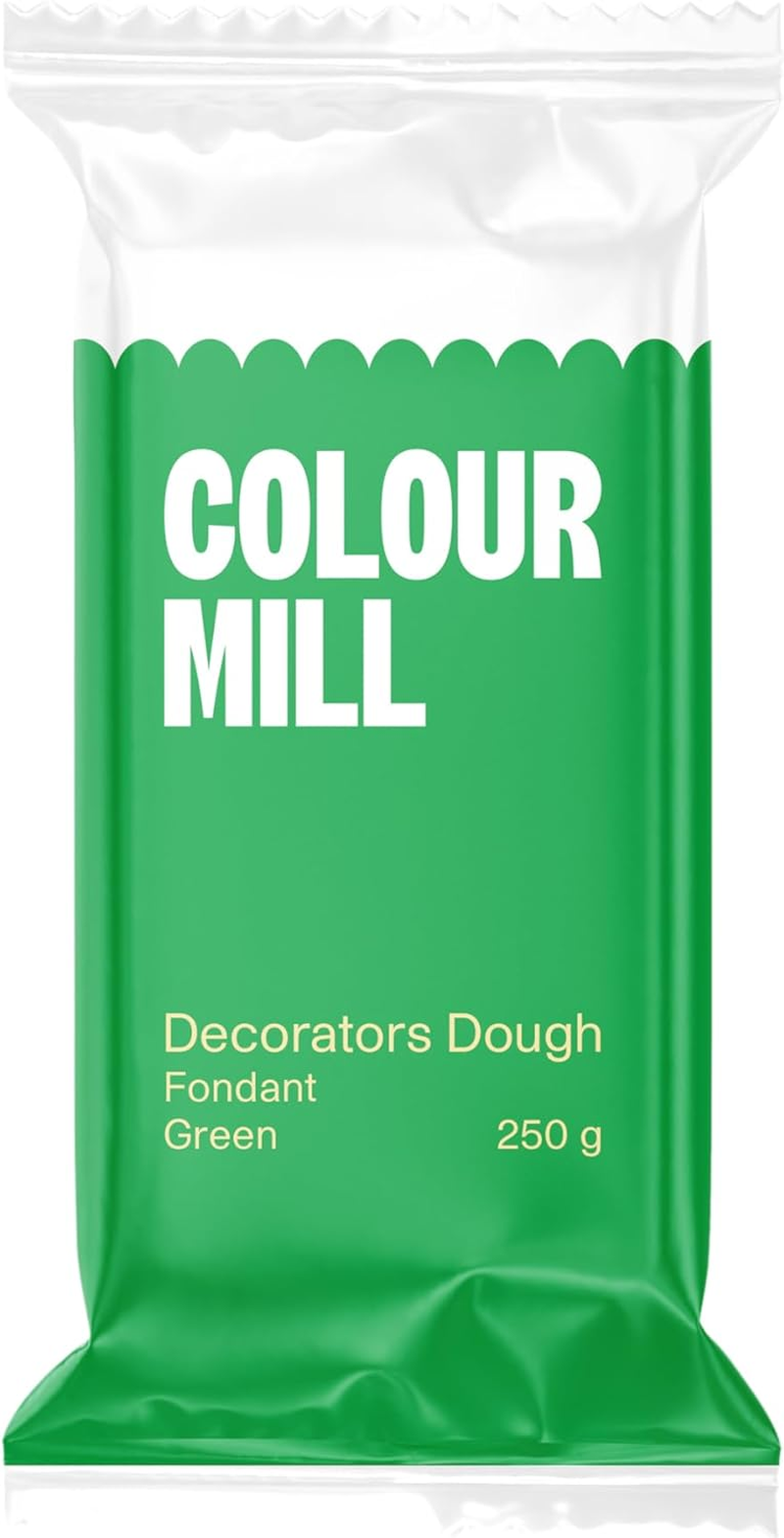 Colour Mill Decorators Dough Premium Ready to Roll Fondant Green 250G image number 2